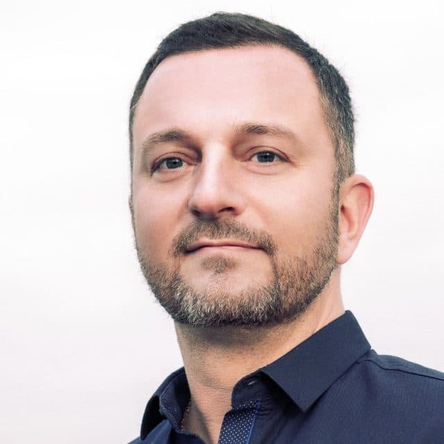 Portrait of Mike Wilde, founder and CEO of mypinio